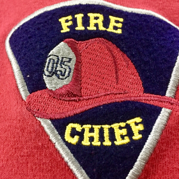 Vintage Gymboree Boys Pajama's Size 7 2004 Fire Chief - Picture 3 of 4